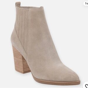 Marc Fisher Women's Beige Ankle Booties
